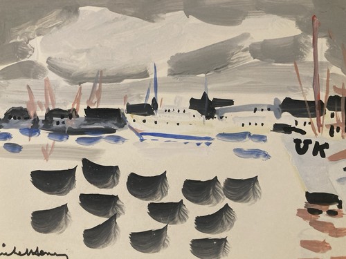 Bella pittura guazzo - bella,