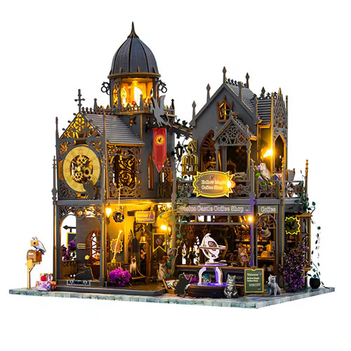 Magic castle dollhouse - castle, kit