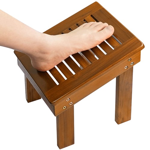 Poggiapiedi doccia legno teak