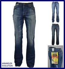 jeans pantaloni wrangler da uomo gamba dritta bootcut a zampa 44 46 w28 w29 w32