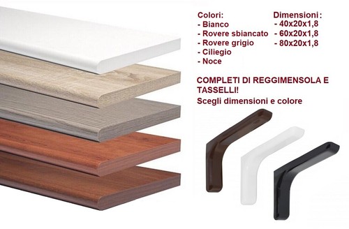 Kit mensola legno - kit, in