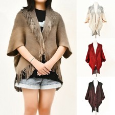 Poncho donna nappa maglia