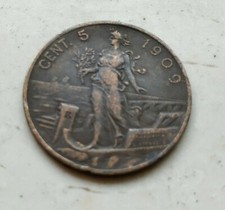 Italia 5 Centesimi 1909