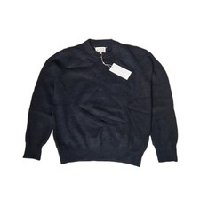 Maison Margiela Men's Heavy Knit Black Sweater Size M