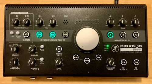 Mackie big knob - studio+,