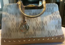 Borsa a mano con borchie firmata MKF Collection by Mia K. Denizli Milano M