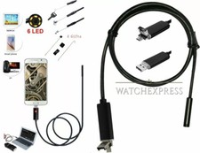 Camera Endoscopica 5M USB, 6 LED, TELECAMERA per Android, Windows, Iphone, IP67