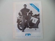 advertising Pubblicità 1986 FMS FINLAND MOTOR e MOTO HONDA VF 500 F