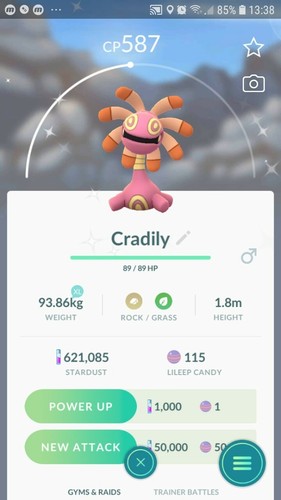 Shiny cradily evoluzione - shiny, (evoluzione