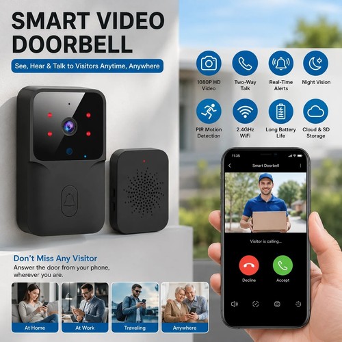 Videocitofono wireless smart - videocitofono,
