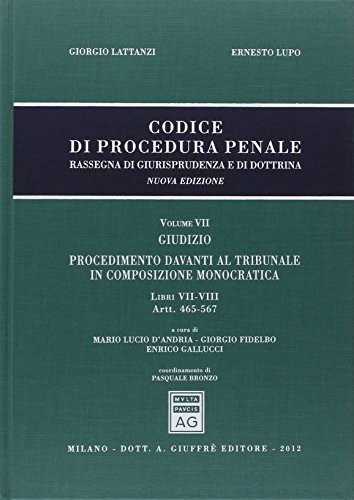 Codice procedura penale - codice,