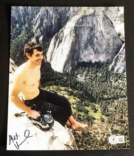 Alex honnold firmato 8x10 - honnold,