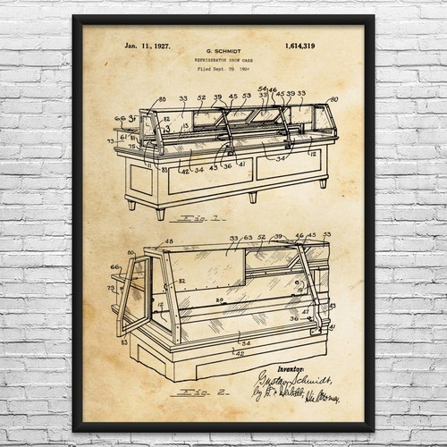 Patent frigorifero deli wall - patent,