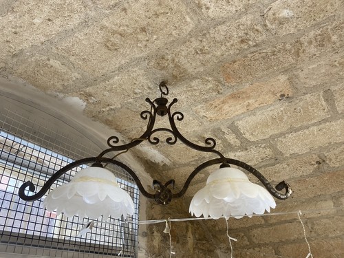 Lampadario pendolo ferro - lampadario, a