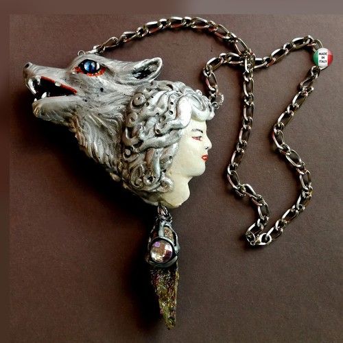Talismano lupo grigio - talismano,