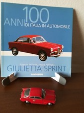 ALFA ROMEO GIULIETTA booklet 30 PAGES + Diecast Car Model Auto Limited Edition 