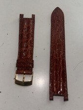 Cinturino Orologio Generico Compatibile Adattabile Per Cartier Pasha Coccodrillo