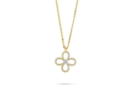 Collana boccadamo dorata - collana,