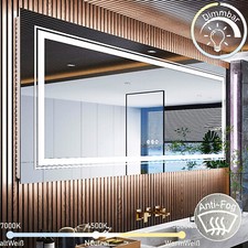 Specchio bagno LED grande