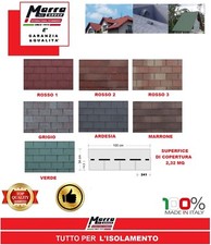 2,32 MQ TEGOLA TEGOLE CANADESI CANADESE QUADRE TETTI TETTO COPERTURA PREMIUM