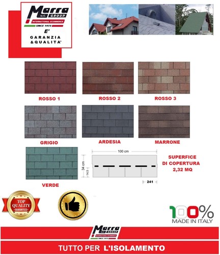 Tegola tegole canadesi - mq,