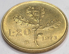 1973 ITALY 20 LIRE KM# 97.2 US