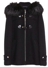 Cappotto Zara nero Manteco