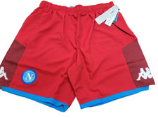 PANTALONCINO ROSSO DEL NAPOLI TAGLIA L ADULTO ORIGINALE PANTALONCINI SHORTS SSC