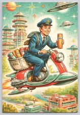 Flying Bike Mailman Future