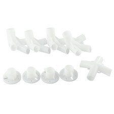 Centro Connettori Angolo Piedi Set for Gazebo Tendone Tenda Giardino Fornitura