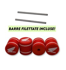 Kit 4x Tamponi Ruota Honda Universali | Barra Filettata Inclusa