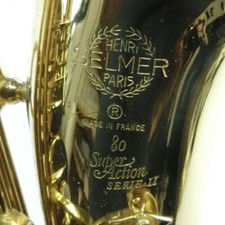 Sassofono contralto Selmer Super Action 80 Serie ll oro usato con custodia ri...
