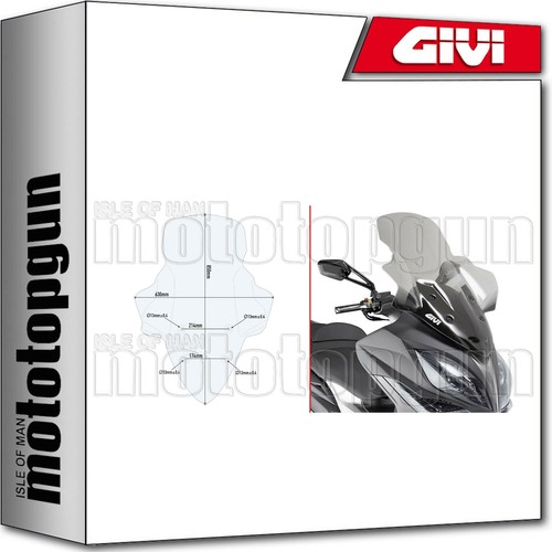 Givi windshield d6104st kymco - d6104st,