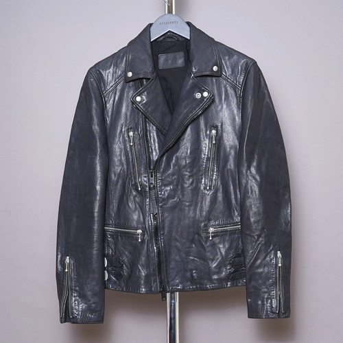 All saints giacca pelle uomo - all,