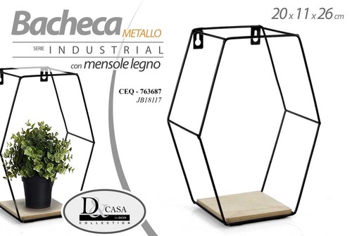 Bacheca esagonale mensola - esagonale,