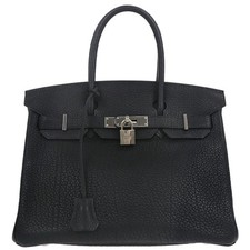 Borsa a mano Hermes blu indaco