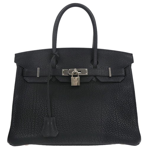 Borsa mano hermes blu indaco - a,