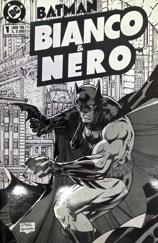 Batman bianco nero 1 4 - 1/4, mini