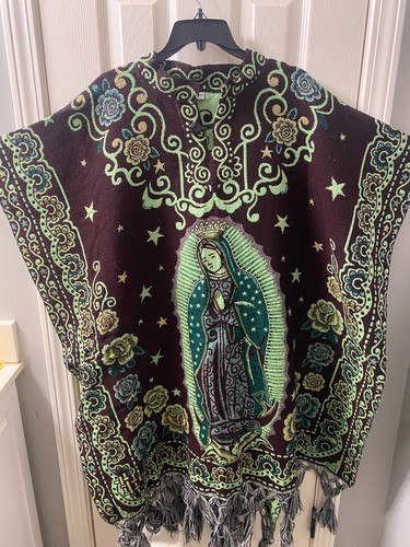 Poncho reversibile vergine - poncho,
