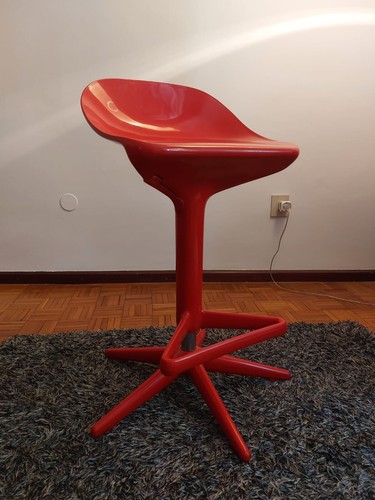 Kartell sgabello spoon rosso - kartell,