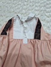 Vestito rosa stampa FENDI