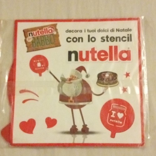 Nutella stencil decora - nutella,