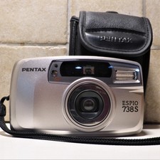 Pentax ESPIO 738S Fotocamera Compatta Analogica Vintage Point&Shoot Film 35mm
