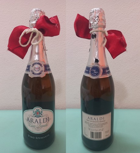 Vino spumante demisec araldi - vino,