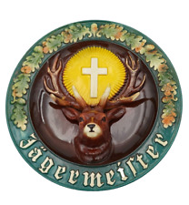 JAGERMEISTER , PIATTO BASSORILEVO CERAMICA PUBBLICITARIA