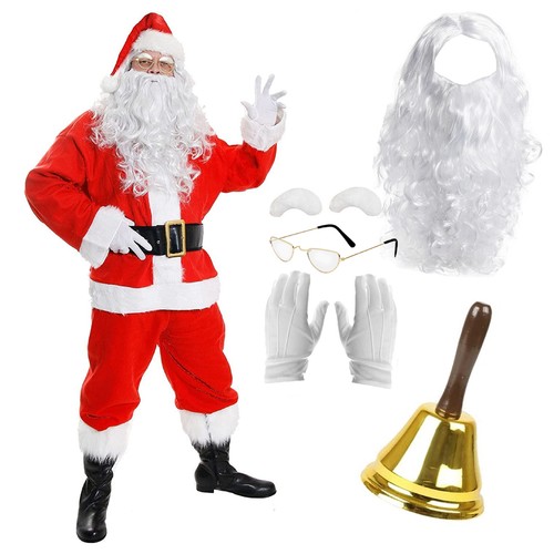 Costume babbo natale - natale, adulti