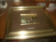 quadro ANTONIO IALENTI  su lastra  oro 750 cm.54x46. in totale con cornice leggi