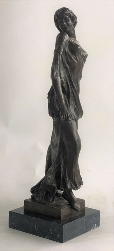 Bronzo scultura arte deco - scultura,