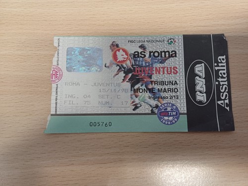 Biglietto calcio football - calcio,