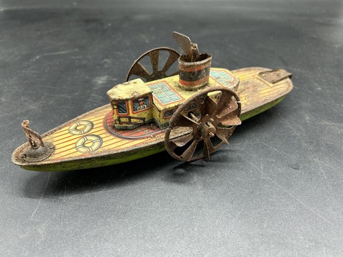 Bateau jouet tôle - bateau, mécanique